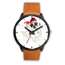 Load image into Gallery viewer, Cute Boston Terrier Texas Christmas Special Wrist Watch-Free Shipping
