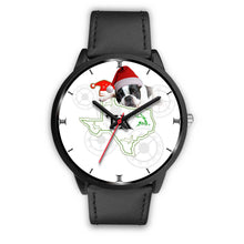 Load image into Gallery viewer, Cute Boston Terrier Texas Christmas Special Wrist Watch-Free Shipping