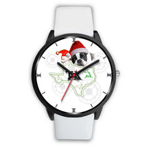 Load image into Gallery viewer, Cute Boston Terrier Texas Christmas Special Wrist Watch-Free Shipping