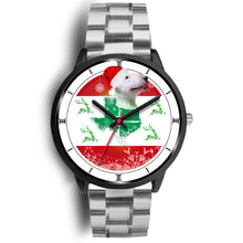 Load image into Gallery viewer, Bull Terrier Texas Christmas Special Wrist Watch-Free Shipping