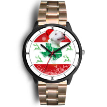Load image into Gallery viewer, Bull Terrier Texas Christmas Special Wrist Watch-Free Shipping