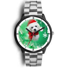 Load image into Gallery viewer, Cute Bichon Frise Christmas Special Wrist Watch-Free Shipping