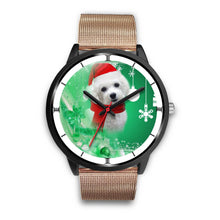 Load image into Gallery viewer, Cute Bichon Frise Christmas Special Wrist Watch-Free Shipping