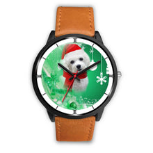 Load image into Gallery viewer, Cute Bichon Frise Christmas Special Wrist Watch-Free Shipping