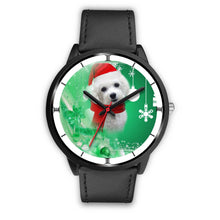 Load image into Gallery viewer, Cute Bichon Frise Christmas Special Wrist Watch-Free Shipping