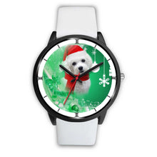 Load image into Gallery viewer, Cute Bichon Frise Christmas Special Wrist Watch-Free Shipping
