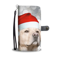 Load image into Gallery viewer, Cute Labrador Retriever On Chrsitmas Print Wallet Case-Free Shipping