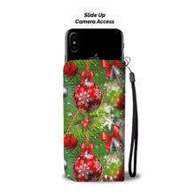 Load image into Gallery viewer, Cute Labrador Retriever On Chrsitmas Print Wallet Case-Free Shipping