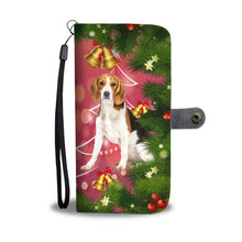 Load image into Gallery viewer, Cute Beagle Christmas Print Wallet Case-Free Shipping