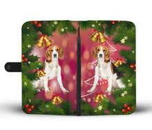 Load image into Gallery viewer, Cute Beagle Christmas Print Wallet Case-Free Shipping