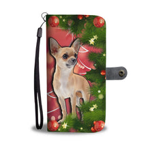 Load image into Gallery viewer, Cute Chihuahua Dog Christmas Print Wallet Case-Free Shipping