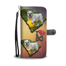 Load image into Gallery viewer, Cute Bulldog Puppy Print Wallet Case-Free Shipping-SC State