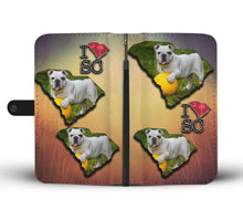Load image into Gallery viewer, Cute Bulldog Puppy Print Wallet Case-Free Shipping-SC State
