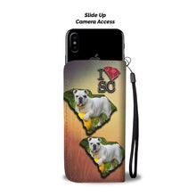 Load image into Gallery viewer, Cute Bulldog Puppy Print Wallet Case-Free Shipping-SC State