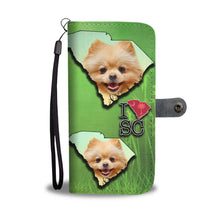 Load image into Gallery viewer, Cute Pomeranian Dog Print Wallet Case-Free Shipping-SC State
