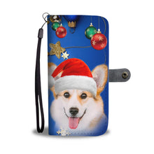 Load image into Gallery viewer, Cute Pembroke Welsh Corgi Christmas Print Wallet Case-Free Shipping