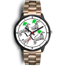 Load image into Gallery viewer, Cute Dachshund Dog Texas Christmas Special Wrist Watch-Free Shipping