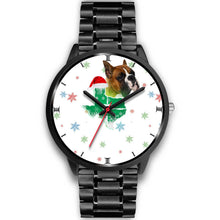 Load image into Gallery viewer, Boxer Dog Texas Christmas Special Wrist Watch-Free Shipping