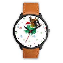 Load image into Gallery viewer, Boxer Dog Texas Christmas Special Wrist Watch-Free Shipping