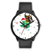 Load image into Gallery viewer, Boxer Dog Texas Christmas Special Wrist Watch-Free Shipping