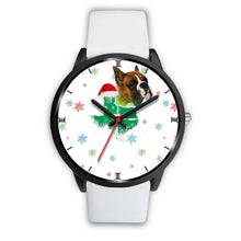 Load image into Gallery viewer, Boxer Dog Texas Christmas Special Wrist Watch-Free Shipping
