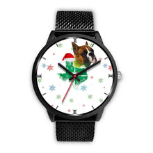 Load image into Gallery viewer, Boxer Dog Texas Christmas Special Wrist Watch-Free Shipping