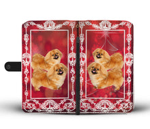 Load image into Gallery viewer, Cute Pekingese Dog Christmas Print Wallet Case-Free Shipping