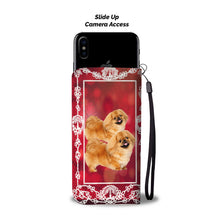 Load image into Gallery viewer, Cute Pekingese Dog Christmas Print Wallet Case-Free Shipping