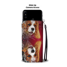 Load image into Gallery viewer, Cavalier King Charles Spaniel Dog Christmas Print Wallet Case-Free Shipping
