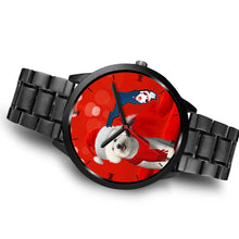 Load image into Gallery viewer, Cute Bichon Frise On Christmas Florida Wrist Watch-Free Shipping