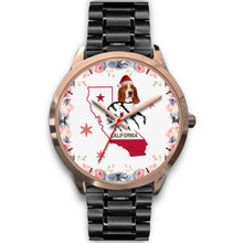 Load image into Gallery viewer, Basset Hound California Christmas Special Wrist Watch-Free Shipping