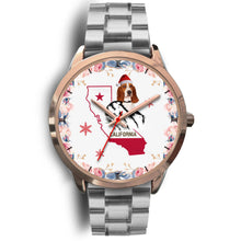 Load image into Gallery viewer, Basset Hound California Christmas Special Wrist Watch-Free Shipping