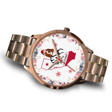 Load image into Gallery viewer, Basset Hound California Christmas Special Wrist Watch-Free Shipping