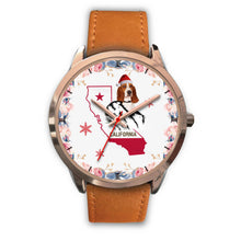 Load image into Gallery viewer, Basset Hound California Christmas Special Wrist Watch-Free Shipping