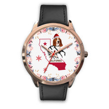 Load image into Gallery viewer, Basset Hound California Christmas Special Wrist Watch-Free Shipping