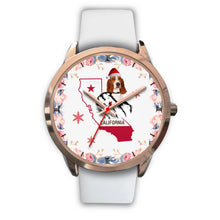 Load image into Gallery viewer, Basset Hound California Christmas Special Wrist Watch-Free Shipping