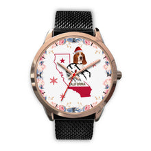 Load image into Gallery viewer, Basset Hound California Christmas Special Wrist Watch-Free Shipping