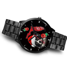 Load image into Gallery viewer, Cute Border Collie On Christmas Florida Wrist Watch-Free Shipping