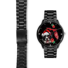 Load image into Gallery viewer, Cute Border Collie On Christmas Florida Wrist Watch-Free Shipping