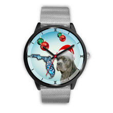 Load image into Gallery viewer, Cane Corso On Christmas Florida Wrist Watch-Free Shipping