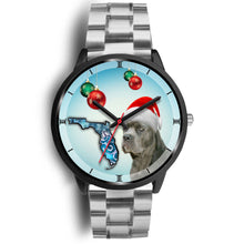 Load image into Gallery viewer, Cane Corso On Christmas Florida Wrist Watch-Free Shipping