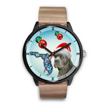 Load image into Gallery viewer, Cane Corso On Christmas Florida Wrist Watch-Free Shipping