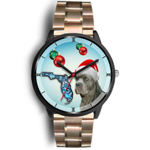 Load image into Gallery viewer, Cane Corso On Christmas Florida Wrist Watch-Free Shipping