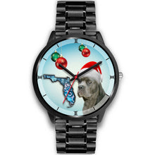 Load image into Gallery viewer, Cane Corso On Christmas Florida Wrist Watch-Free Shipping