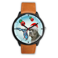 Load image into Gallery viewer, Cane Corso On Christmas Florida Wrist Watch-Free Shipping