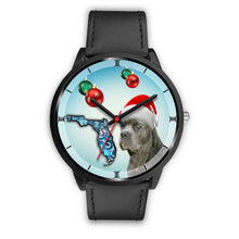 Load image into Gallery viewer, Cane Corso On Christmas Florida Wrist Watch-Free Shipping