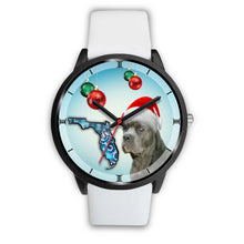 Load image into Gallery viewer, Cane Corso On Christmas Florida Wrist Watch-Free Shipping