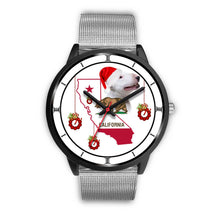 Load image into Gallery viewer, Bull Terrier California Christmas Special Wrist Watch-Free Shipping