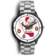 Load image into Gallery viewer, Bull Terrier California Christmas Special Wrist Watch-Free Shipping