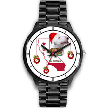 Load image into Gallery viewer, Bull Terrier California Christmas Special Wrist Watch-Free Shipping